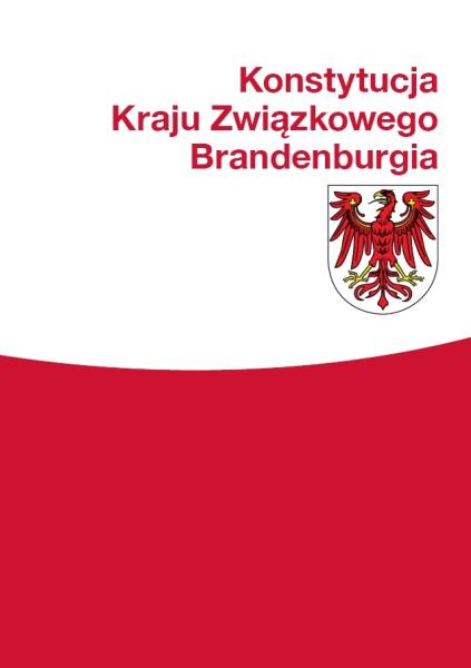 Deckblatt der polnischen Ausgabe der Verfassung des Landes Brandenburg