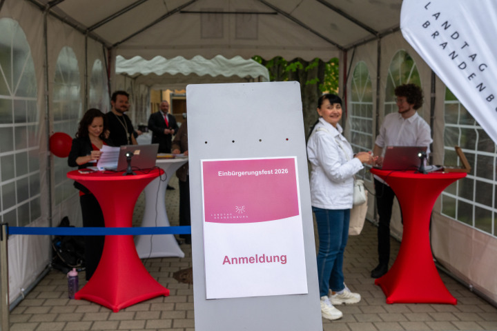 Eintreffen der Gäste Einbürgerungsfest des Landes Brandenburg.
