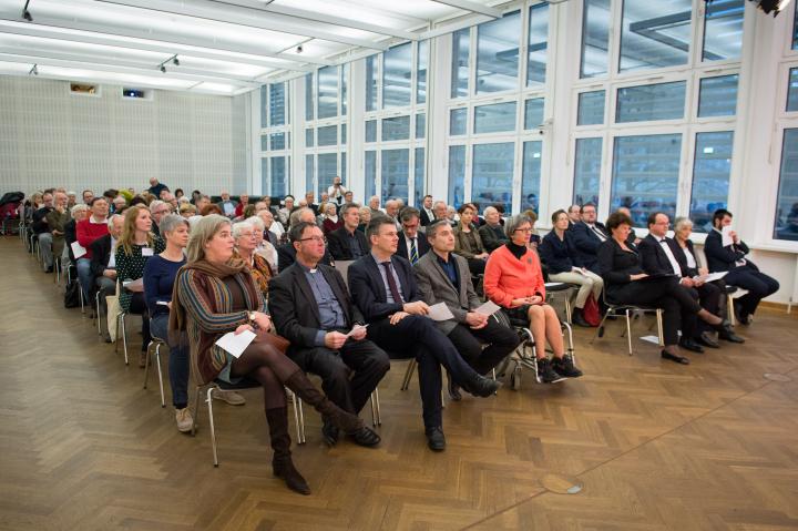 Blick in den Saal während der Eröffnungsveranstaltung zur Woche der Brüderlichkeit 2017.