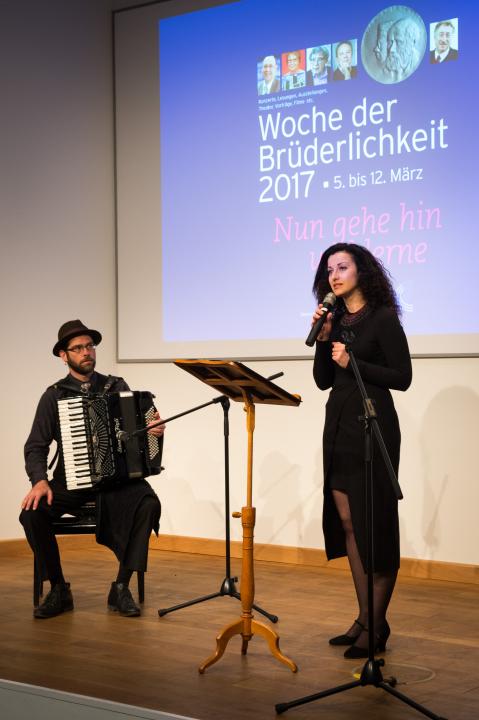Musikalische Eröffnung der Auftaktveranstaltung zur Woche der Brüderlichkeit 2017.