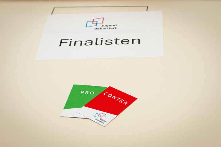 Impression des Landesfinale „Jugend debattiert“ 2026