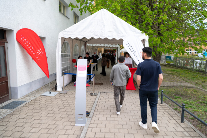 Eintreffen der Gäste zum Einbürgerungsfest des Landes Brandenburg.