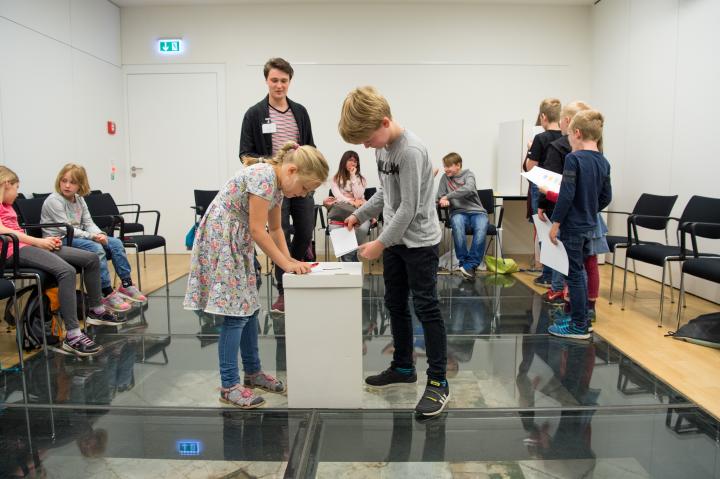 Impression der Kindertagsfeier im Landtag