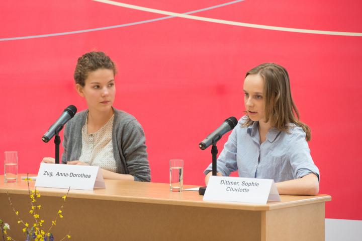 Finaldebatte der Altersgruppe I (Jahrgangsstufe 8 - 10 bzw. G8: 8 - 9).