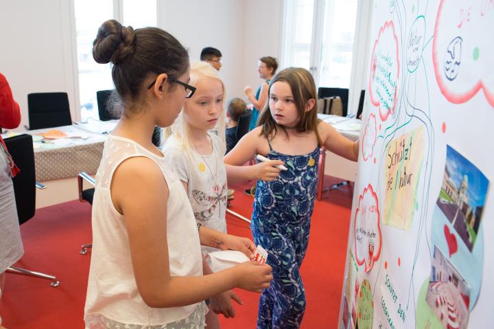 Impressionen der Kindertagsfeier im Landtag