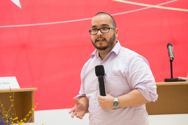 Poetry-Slam von I,Slam (Dennis Kirschbaum).