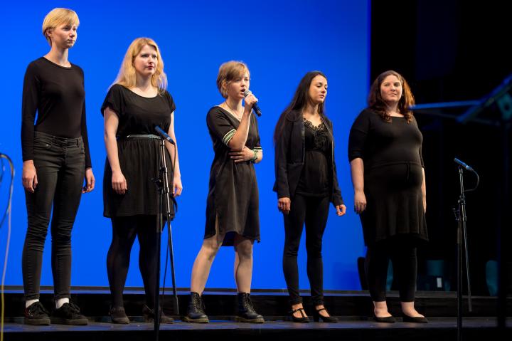 Musikalisches Zwischenspiel des Popchors „Golden Voices“ von der Musikschule Oder-Spree „Jutta Schlegel“ in Fürstenwalde