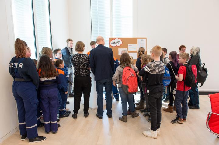 Impressionen der Workshops beim Safer Internet Day 2018 im Landtag.