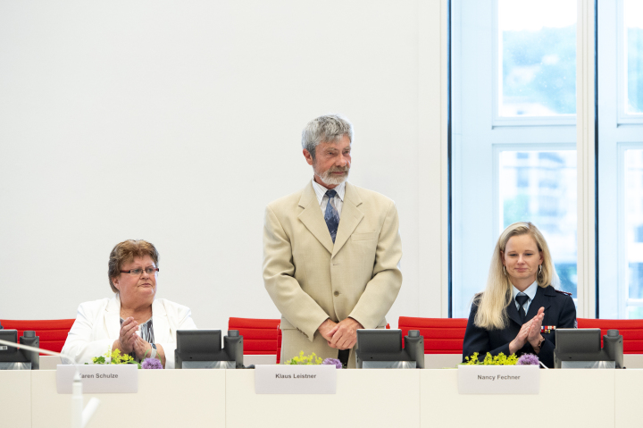Träger der Landtagsmedaille Klaus Leistner