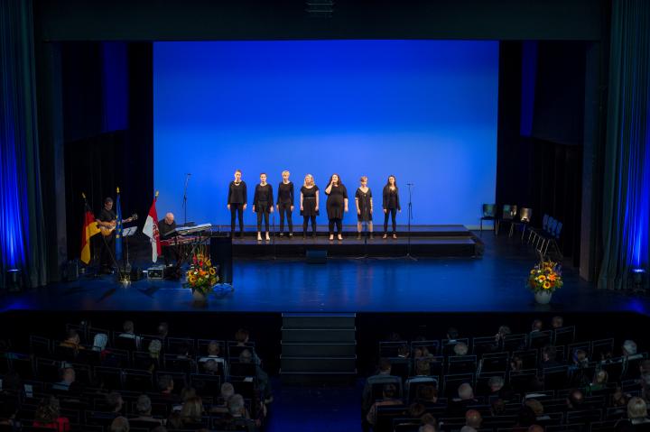 Musikalisches Zwischenspiel des Popchors „Golden Voices“ von der Musikschule Oder-Spree „Jutta Schlegel“ in Fürstenwalde