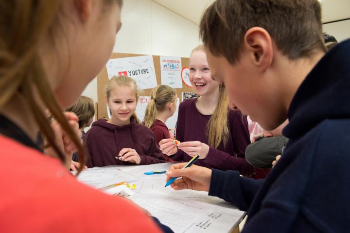 Impressionen der Workshops beim Safer Internet Day 2018 im Landtag.