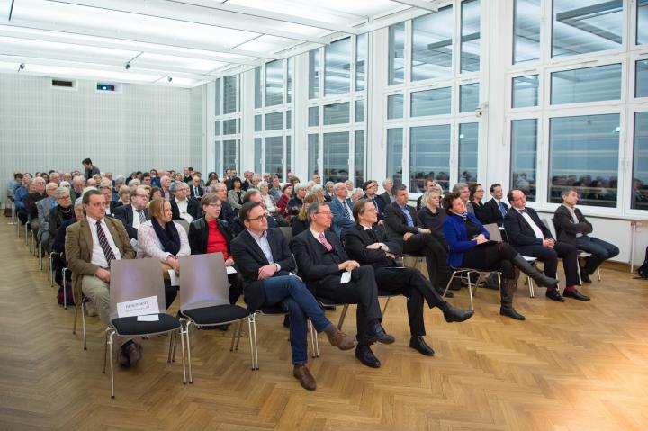 Blick in den Saal während der Veranstaltung zur Eröffnung der Woche der Brüderlichkeit 2019