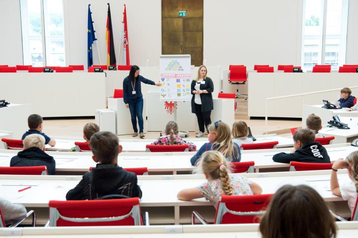 Impression der Kindertagsfeier im Landtag