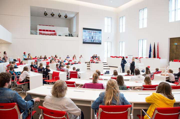 Impression der Kindertagsfeier im Landtag