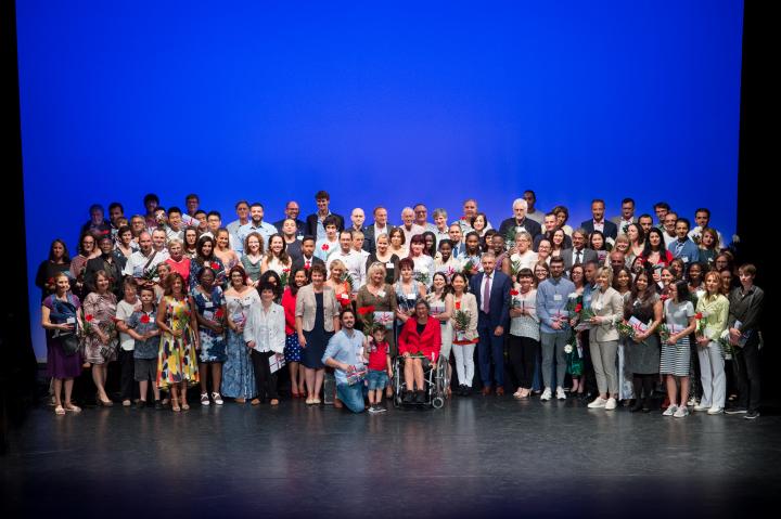 Gruppenfoto vom Einbürgerungsfest 2019