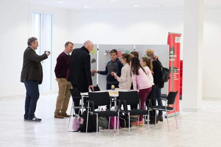 Impressionen der Workshops beim Safer Internet Day 2018 im Landtag.