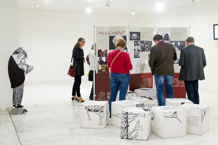 Impression der Ausstellungseröffnung.