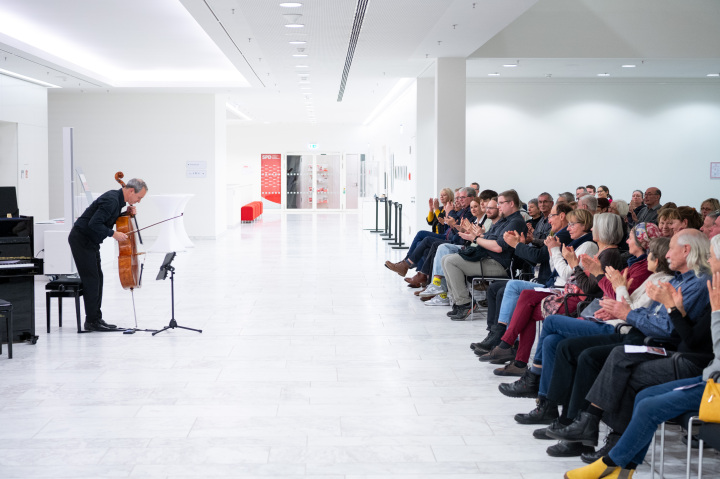 Blick in das Publikum während des Konzerts.