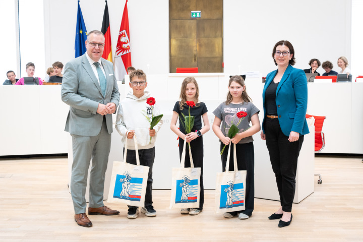 Die Preisträgerinnen und der Preisträger der Luckenberger Schule Brandenburg a. d. Havel
