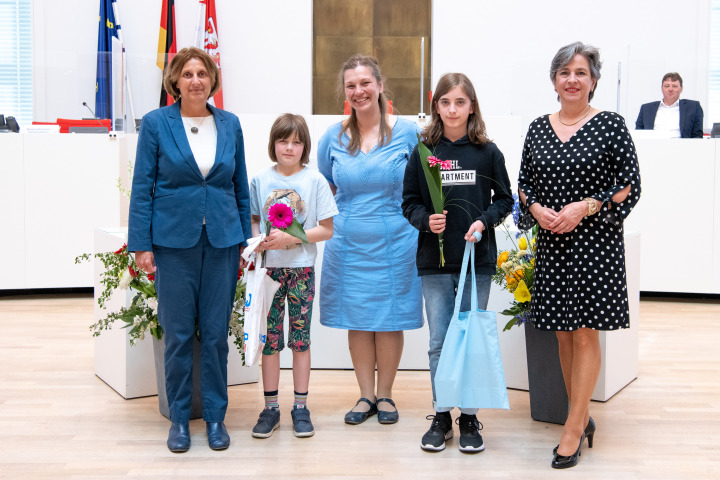 Die Preisträgerinnen der Musik- und Kunstschule "J. A. P. Schulz" der Stadt Schwedt/Oder