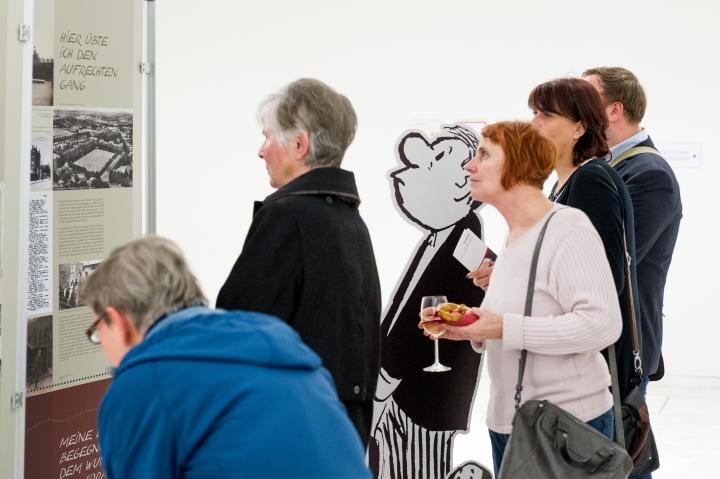 Impression der Ausstellungseröffnung.