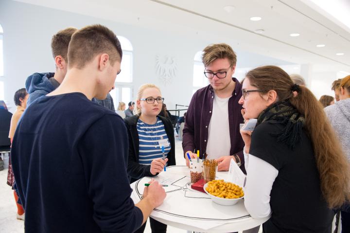 Impression zum World-Café in der Lobby