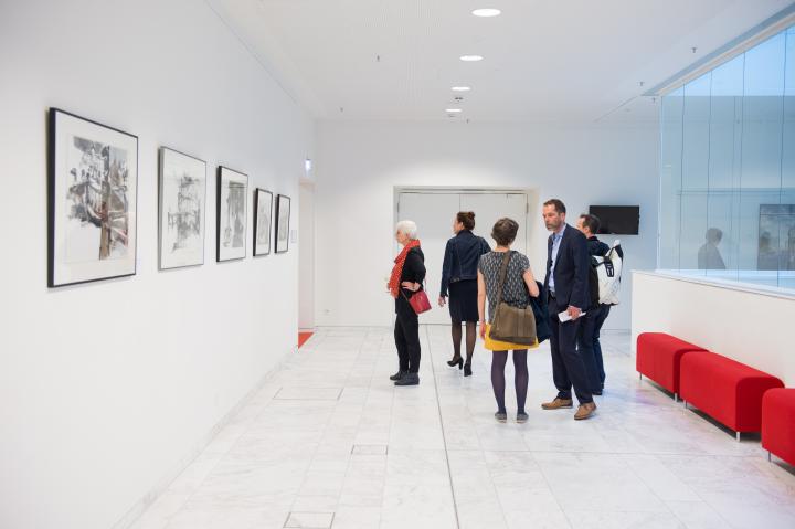 Impression der Ausstellungseröffnung