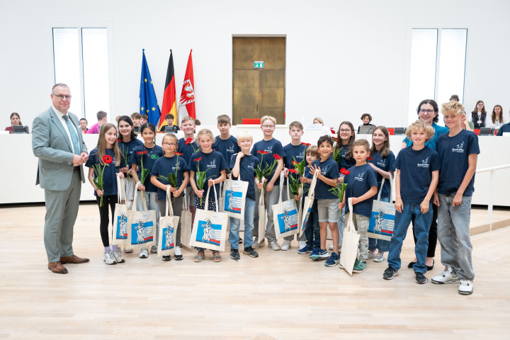 Die Preisträgerinnen und Preisträger der Steinwegschule Kleinmachnow