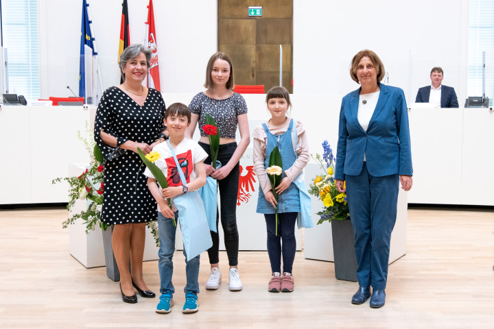 Die Preisträgerinnen und der Preisträger der Neuen Grundschule Potsdam anerkannte Ersatzschule