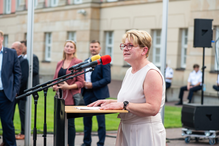 Begrüßung des Vorstandsmitglied der Tafel Brandenburg Landesverband e.V. Tina Reich