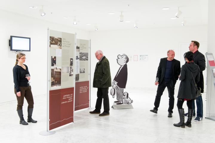 Impression der Ausstellungseröffnung.