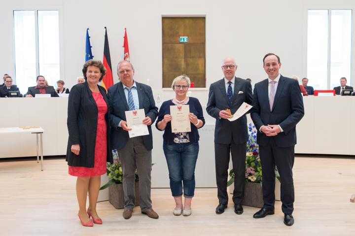 Medaillenempfänger und -empfängerin auf Vorschlag der CDU-Fraktion