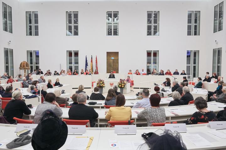 Blick in den Plenarsaal während der Festveranstaltung