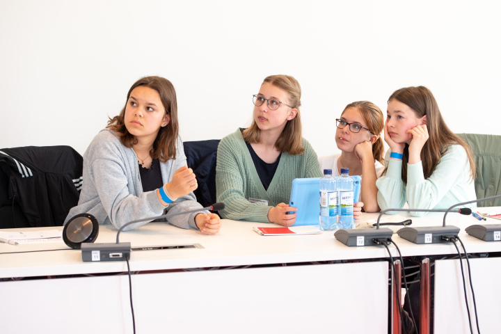 Impression aus den Workshops für die Schülerinnen und Schüler