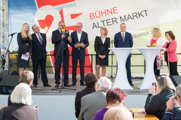 Gesprächsrunde mit den Vertretern der polnischen Partnerregionen.