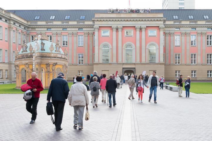 Impression aus dem Landtagsgebäude.