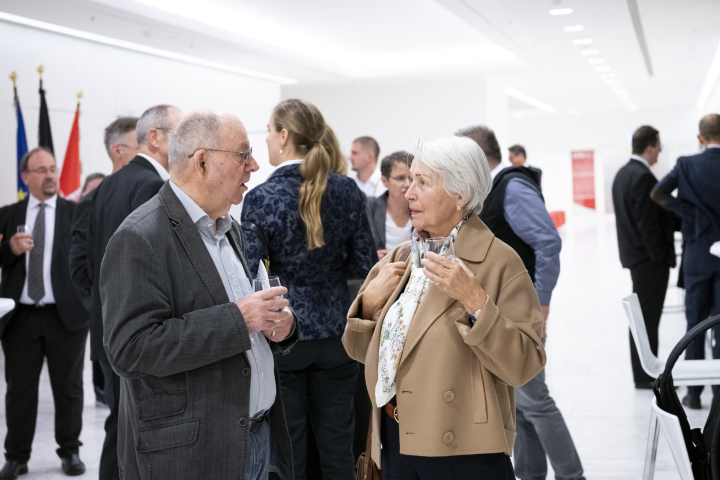 Impression des Empfangs in der Lobby des Landtages