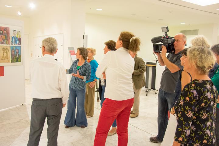 Impression der Ausstellungseröffnung