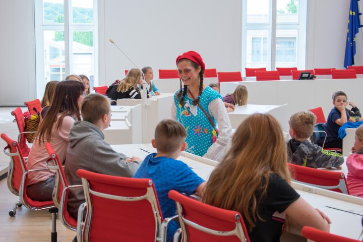 Impression der Kindertagsfeier im Landtag