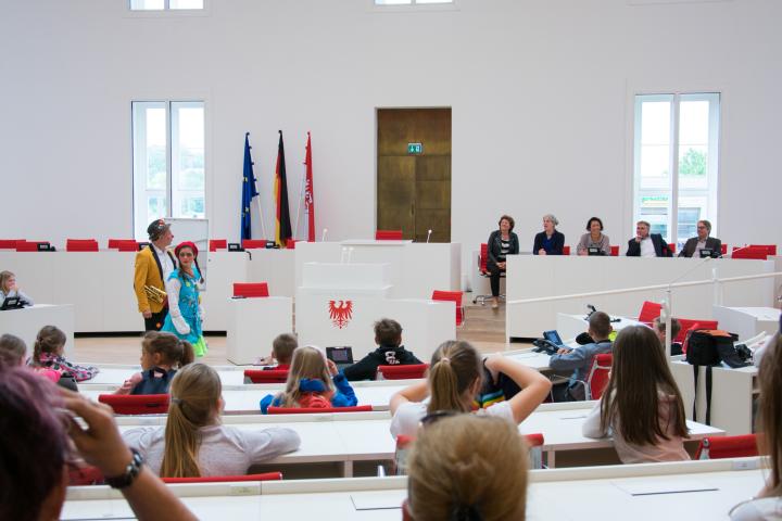 Impression der Kindertagsfeier im Landtag