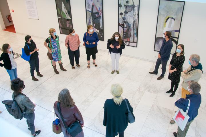 Kleine Führung durch die Ausstellung nach der Vernissage