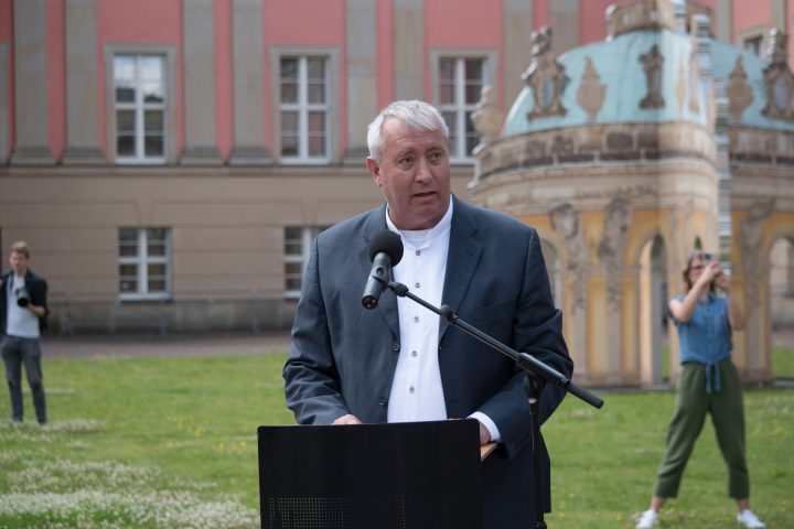 Grußwort des Vorsitzendes des Vereins Potsdamer Stadtschloss e.V. Dr. Hans-Joachim Kuke