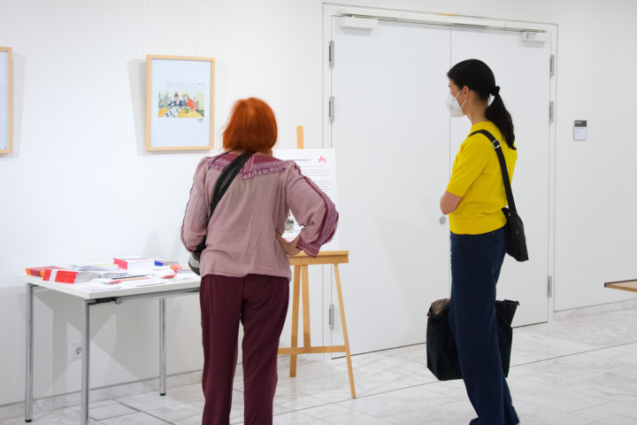 Impression der Ausstellungseröffnung