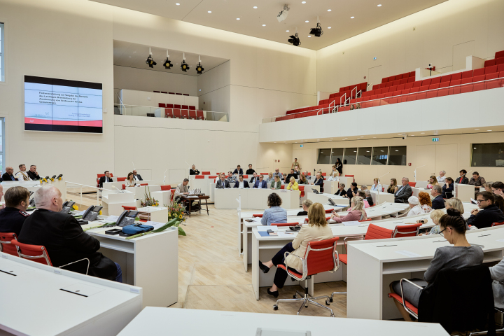 Blick in den Plenarsaal während der Festveranstaltung