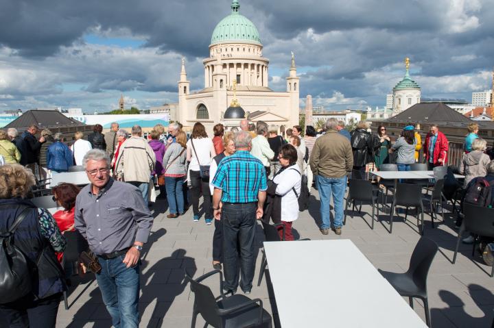 Impression aus dem Landtagsgebäude.