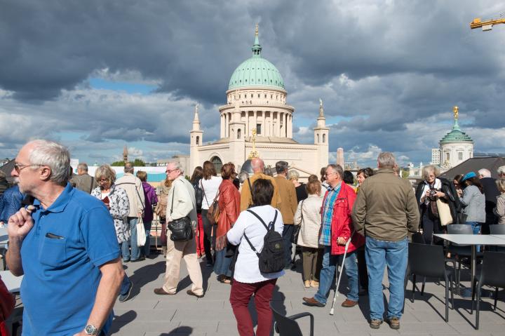 Impression aus dem Landtagsgebäude.