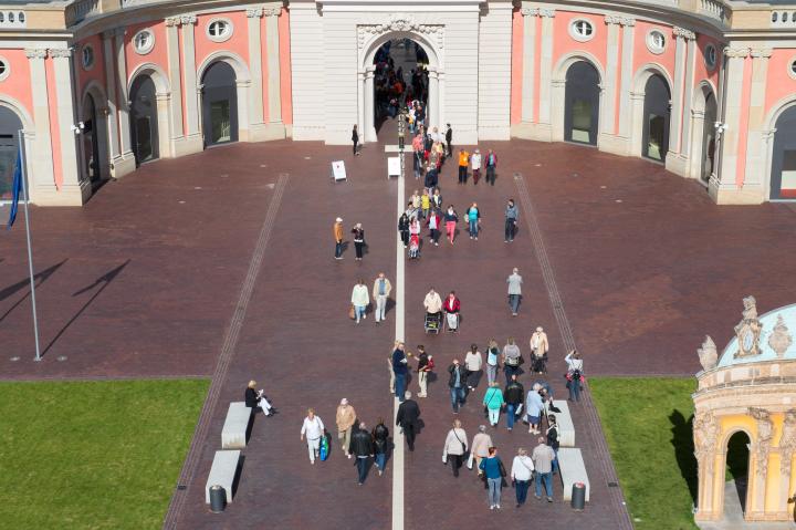 Impression aus dem Landtagsgebäude.