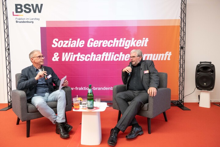 Blick in den BSW-Fraktionsraum