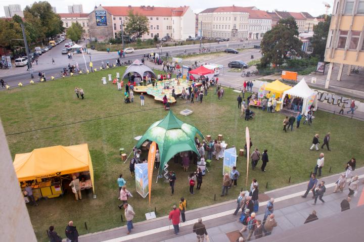 Impression aus dem Landtagsgebäude.