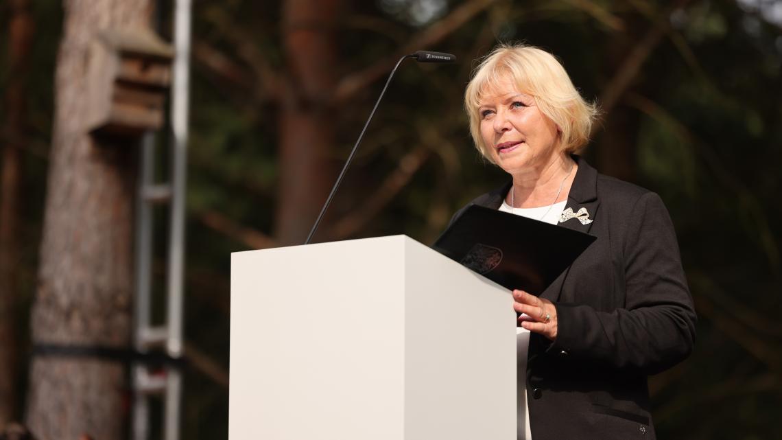 Rede der Landtagspräsidentin Prof. Dr. Ulrike Liedtke während der Gedenkveranstaltung in Hohen Neuendorf